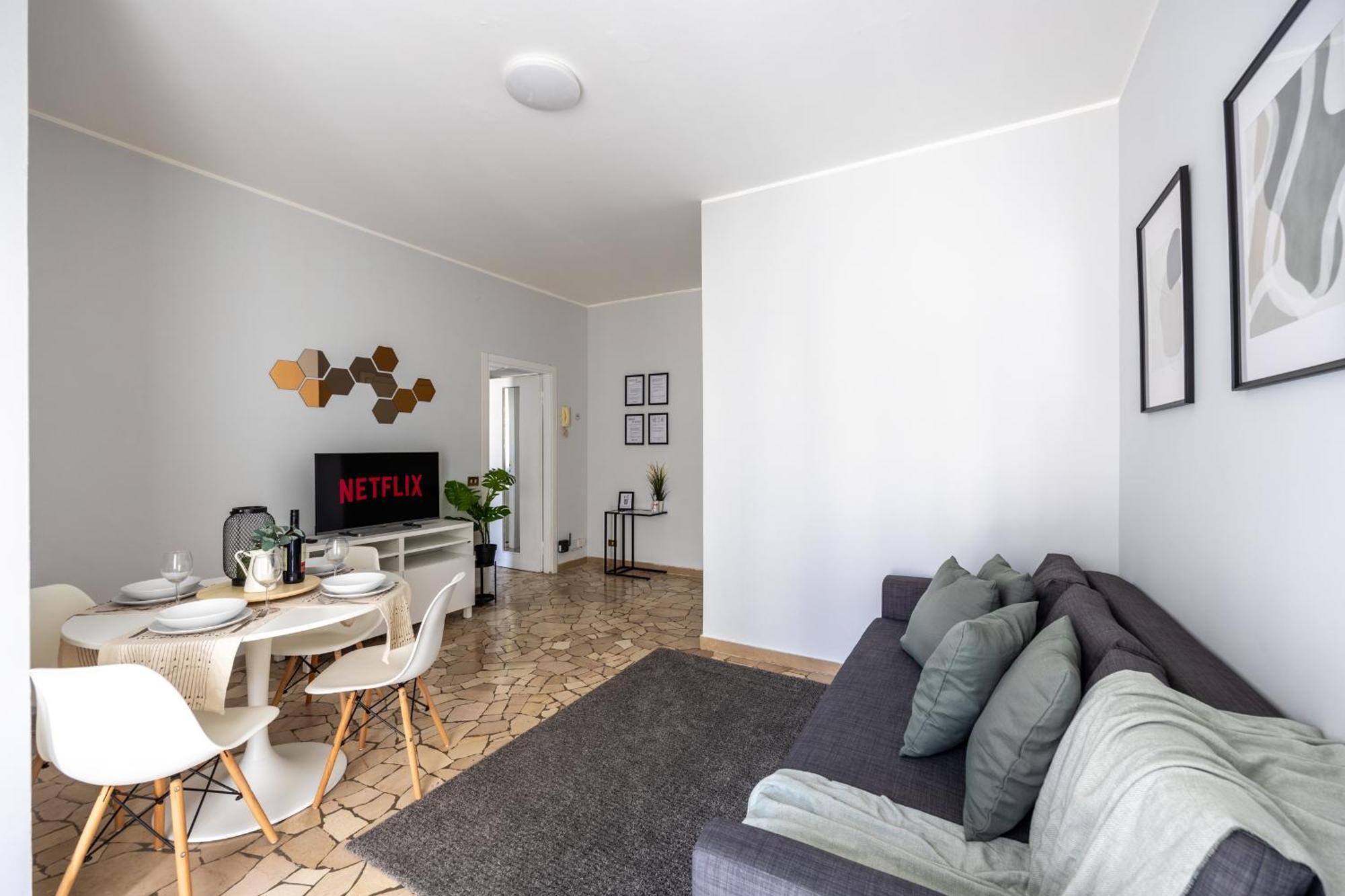 8 Min Dalla Metro Casa Elegante Con Netflix E Wifi Мілан Екстер'єр фото
